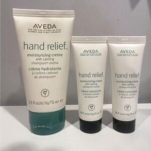 New! 3Pc Aveda Hand Relief Moisturizing 75ml+25ml*2